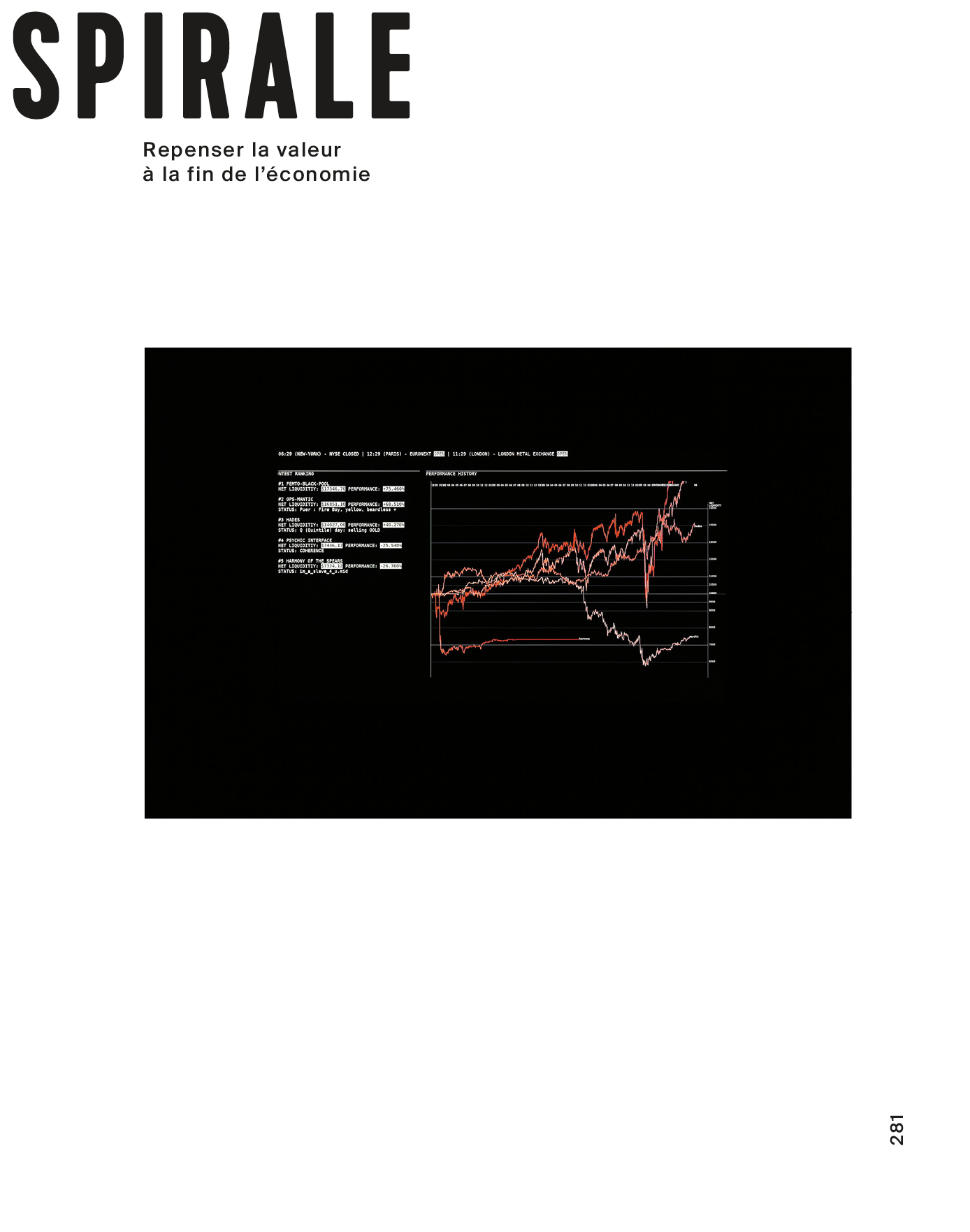 281 / Repenser la valeur à la fin de l’économie
