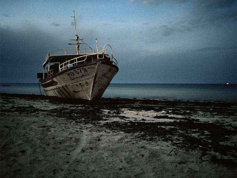 Disparitions – bateau échouéZarzis, Tunisie, 2012