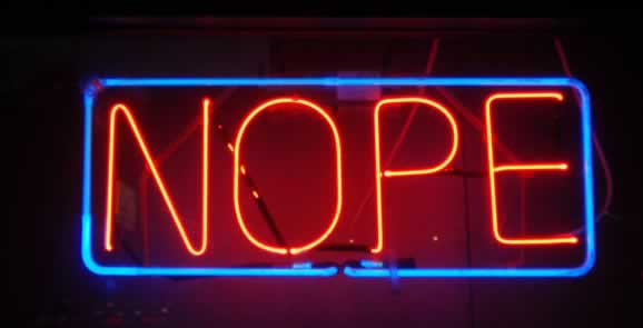 nope