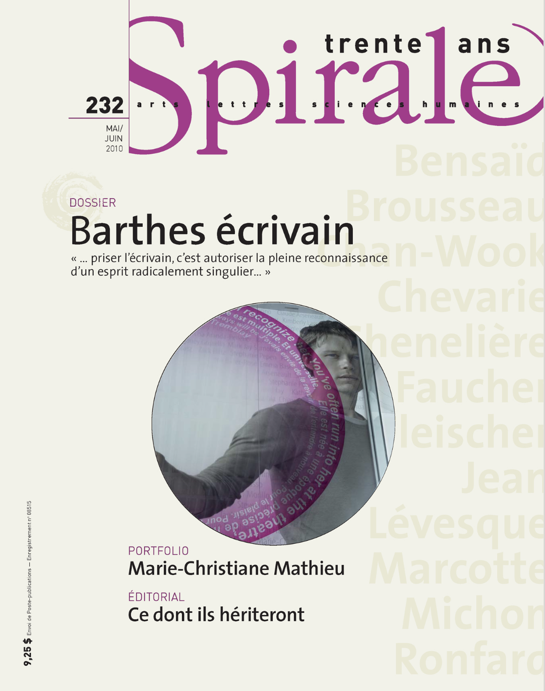232 / Barthes écrivain