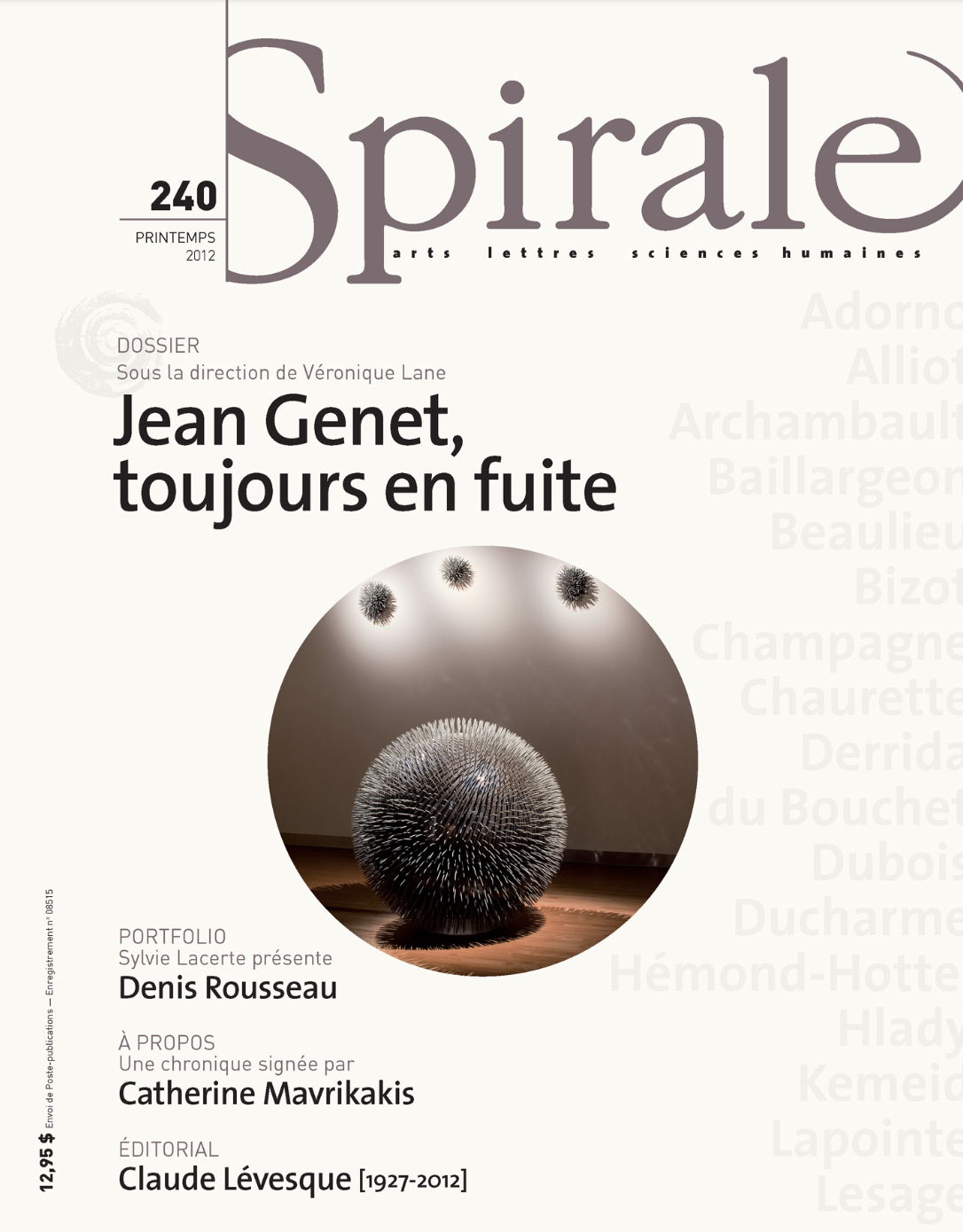 240 / Jean Genet, toujours en fuite